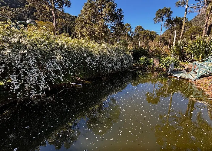 Pousada Jardim Do Buda Com Cafe E Piscina Urubici